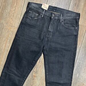 Levi's 508 Regular Taper Fit Jeans NWT Black Mens Size 29x34 Denim Pants